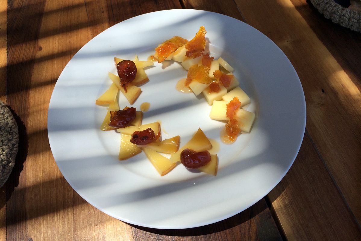 05-14 Spiced Homemade Cheese With Jam At Gimenez Rilli On The Uco Valley Wine Tour Mendoza
